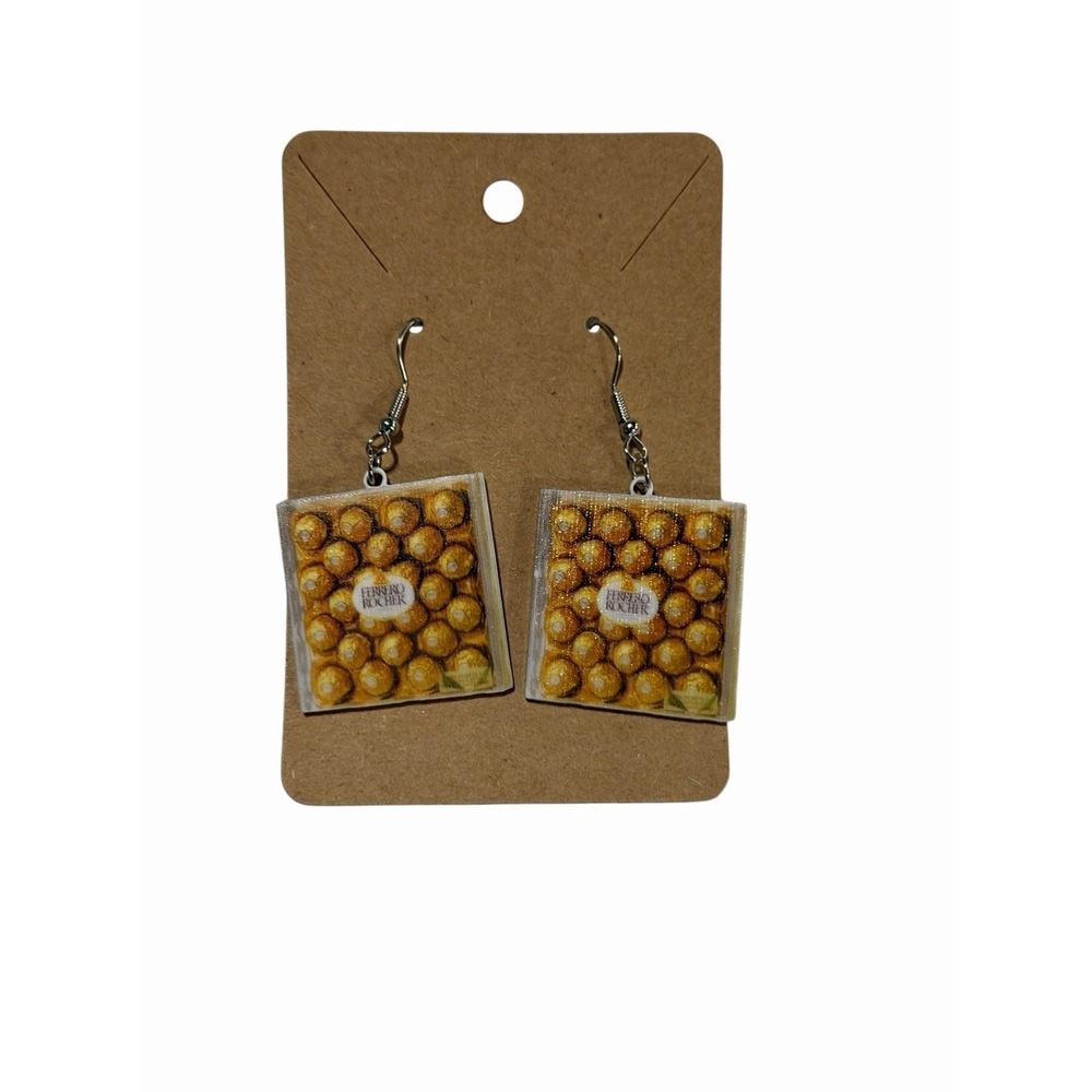 New Novelty Fashion Earrings‎ chocolate candy package